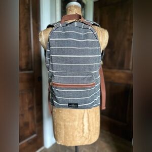 Fossil Canvas Stripe Backpack